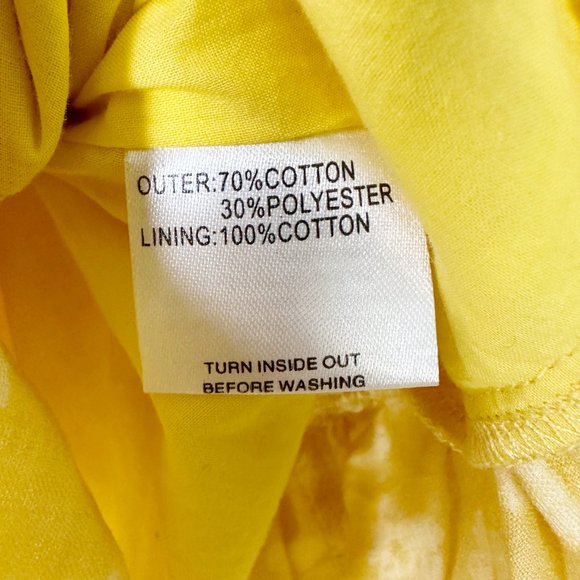 Yellow Floral Off-Shoulder Dress - Picture 10 of 10